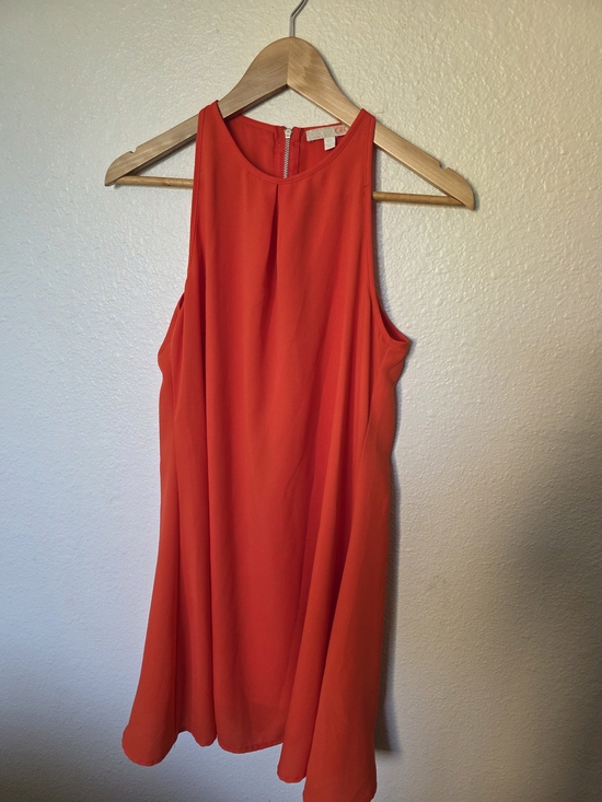 Gianni Bini Dresses & Skirts - Gianni Bini Vibrant Orange Sleeveless Shift Dress